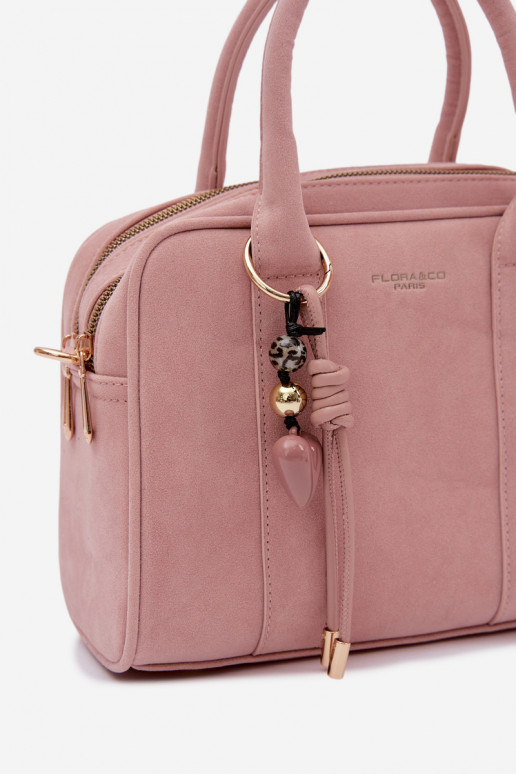 Portátil Typu Porta-malas de camurça ecológicaoParaaBrelokiem rosa Sorielle