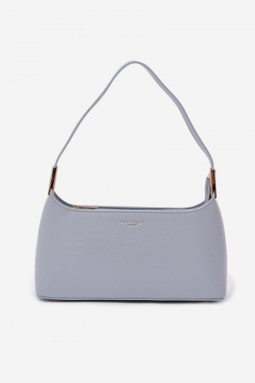 Bolsa de couro sintético azul Tielle