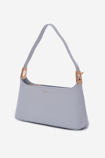 Bolsa de couro sintético azul Tielle 2