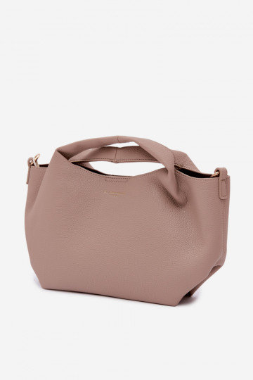 Bolsa de couro sintético cor de marfim Corisse 2