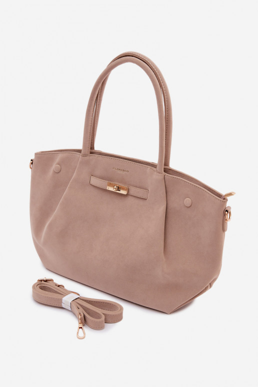 Portátil Typu CompradorImitacji de camurçau cor de marfim Nellia