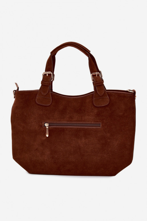 PortátilImitacji de camurçau cor marrom Clarette