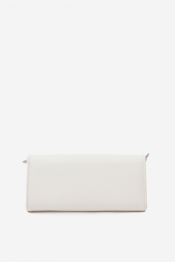 Carteira Portátil dois em um com alças cor de marfim Suzette 2