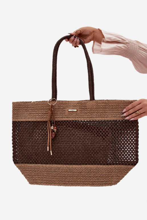 Trançado Bolsa/bolsa Comprador GrandeBrelokiem Tem que serrrom Lucette