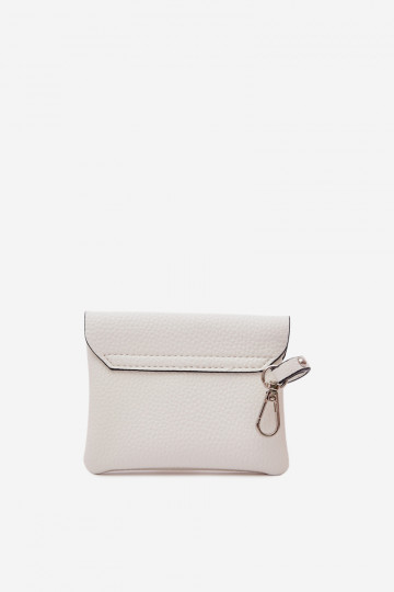 Portmonetka Feminino de couro ecológico cor de marfim Calienne 2