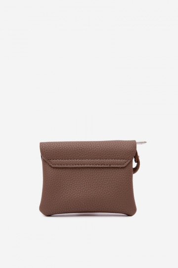 Portmonetka Feminino de couro ecológico Escurobege Calienne 2