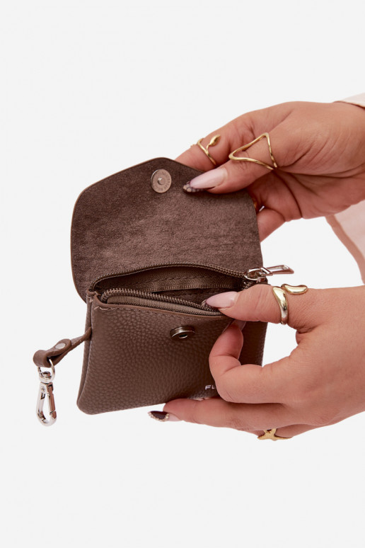 Portmonetka Feminino de couro ecológico Escurobege Calienne