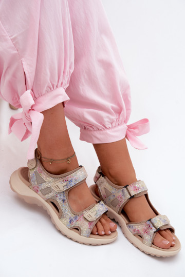 Pele Estampado Sandálias femininas EM SportoParaym Stylu Cores diferentes Morenia