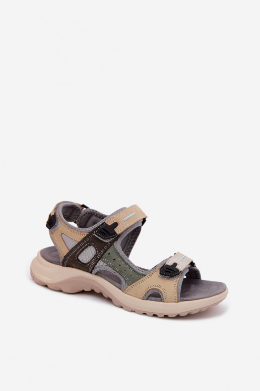 Sandálias femininas cinzas em estilo esportivo Morenia