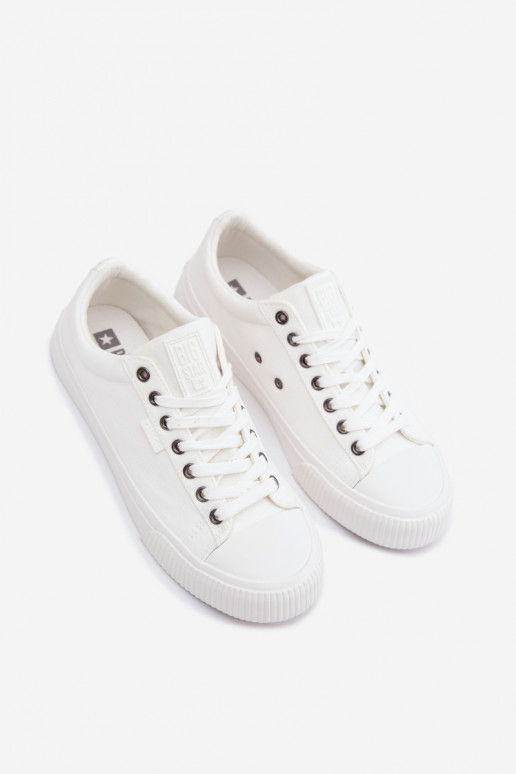 Botas casuais masculinas de cano baixo brancas