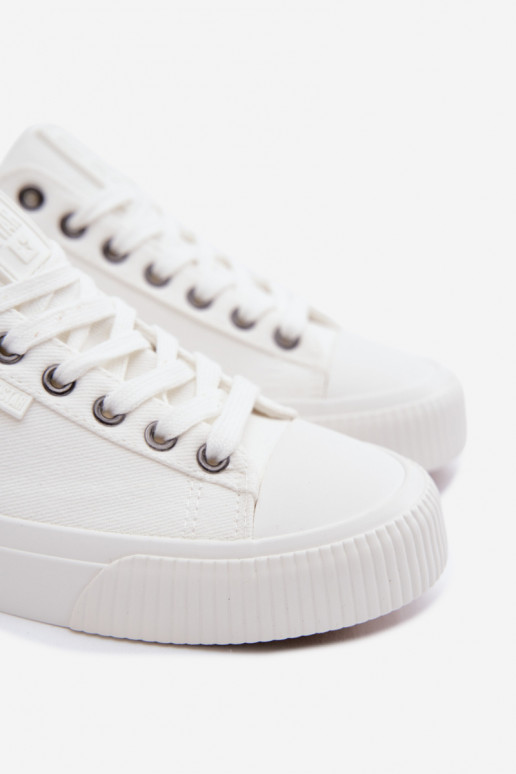 Botas casuais masculinas de cano baixo brancas