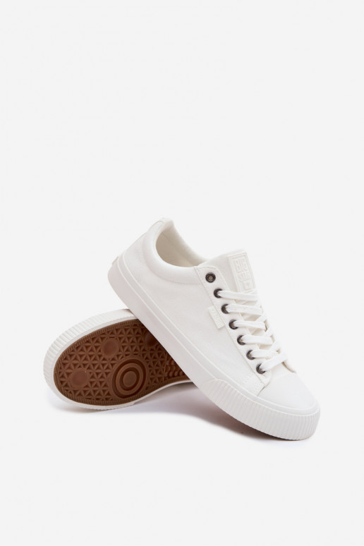 Botas casuais masculinas de cano baixo brancas