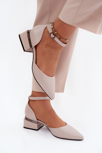 Sapato Klocke com alças Vinceza 62278 bege