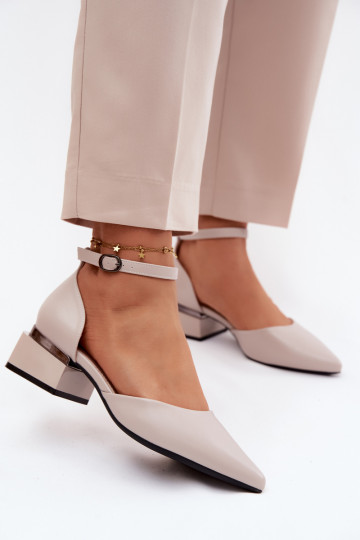 Sapato Klocke com alças Vinceza 62278 bege 2