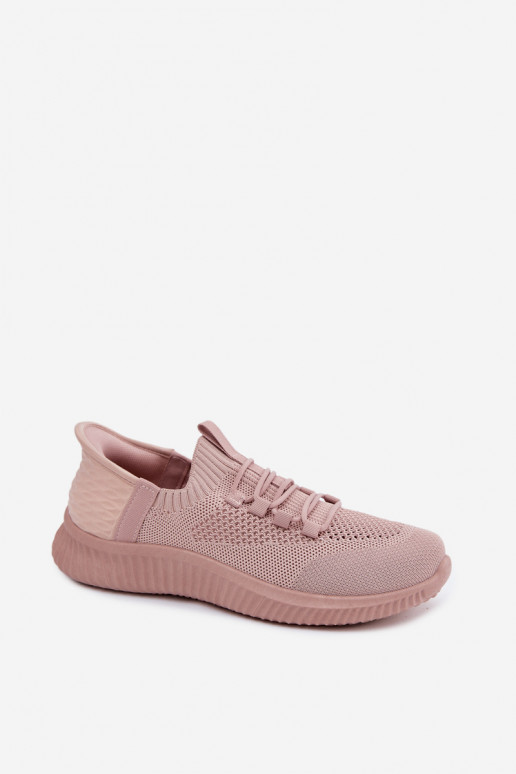 Um modelo atraente tênis Feminino cor rosa Olive
