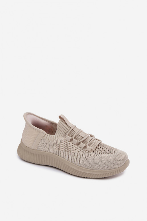 Ténis de cor areia slip-on Olive
