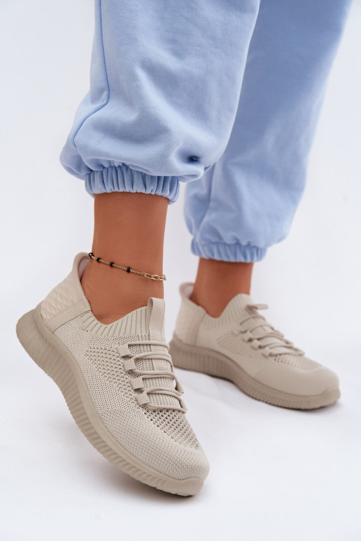 Ténis de cor areia slip-on Olive