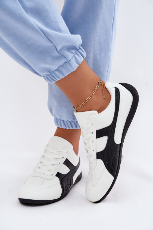Sapatos brancos estilo sneaker para mulheres Tai