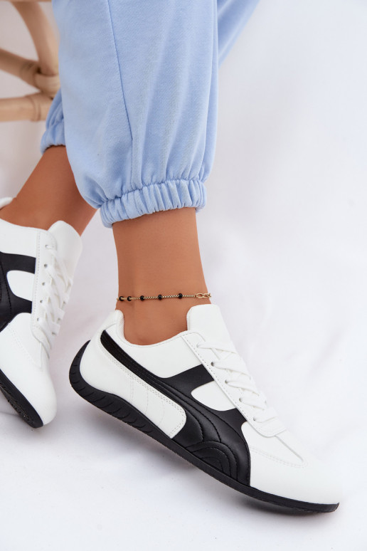 Sapatos brancos estilo sneaker para mulheres Tai