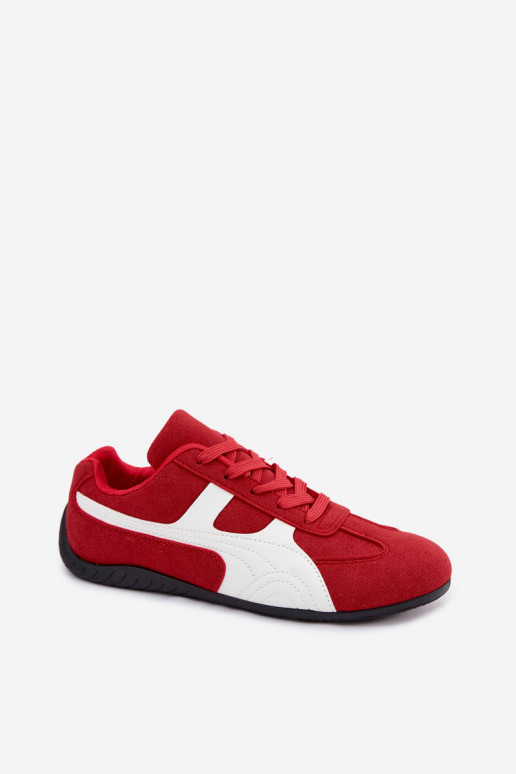 Sapatos vermelhos estilo sneaker para mulheres Tai