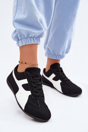 Sapatos pretos estilo sneaker para mulheres Tai 2