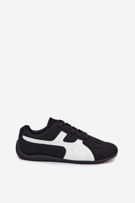 Sapatos pretos estilo sneaker para mulheres Tai