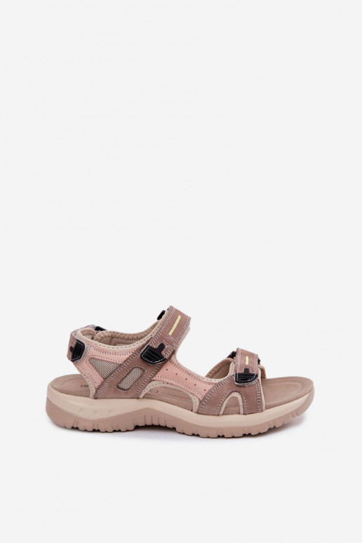 Sandálias desportivas femininas McKeylor 95414 areia-rosa