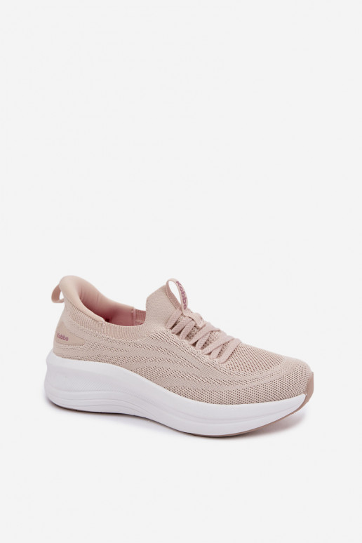 Sapatos desportivos slip-on Kobbo 102425 areia
