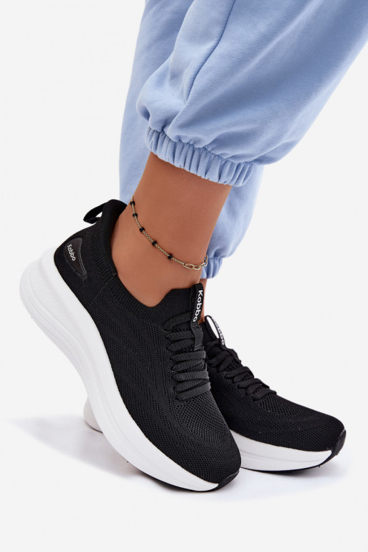  tênis À modalo de tênis Feminino Um modelo atraente Kobbo 102425 cor preta