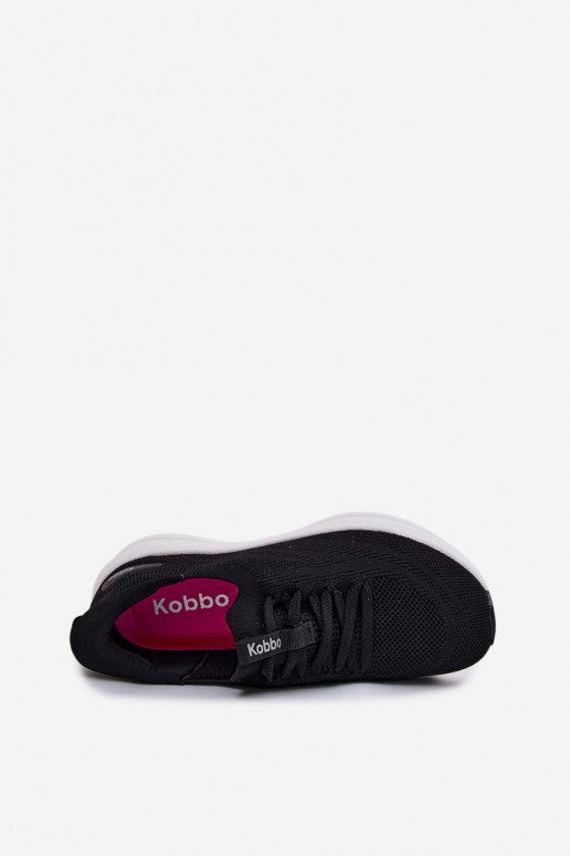 Sapatos desportivos slip-on Kobbo 102425 pretos