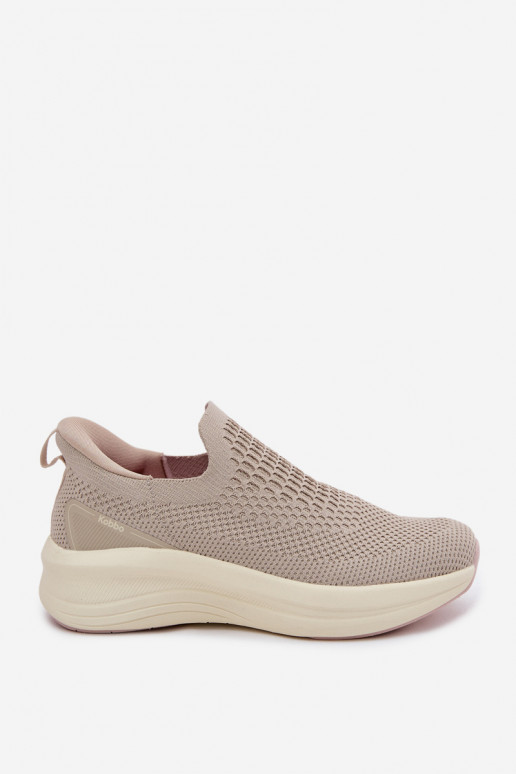 Sapatos desportivos slip-on Kobbo 102424 areia