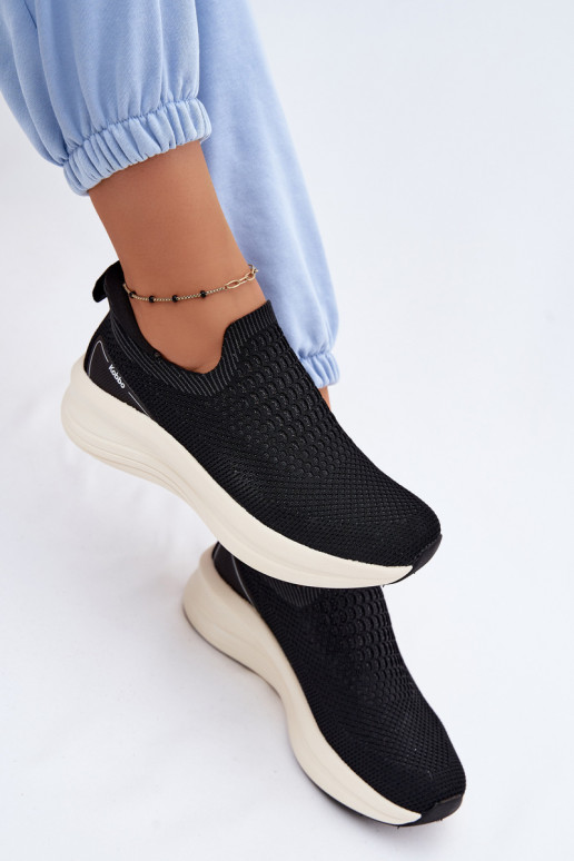 Sapatos desportivos slip-on Kobbo 102424 pretos