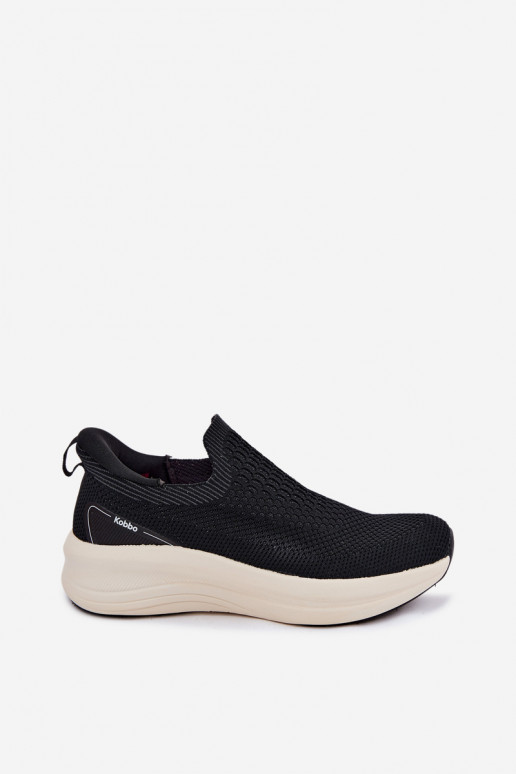 Sapatos desportivos slip-on Kobbo 102424 pretos