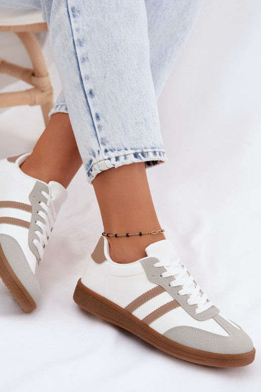 À modalo de tênis Feminino Branco-bege Seabell