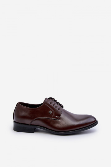 Sapatos de estilo elegante masculinos castanhos Jenavee 2