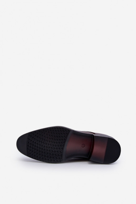 Sapatos de estilo elegante masculinos castanhos Jenavee