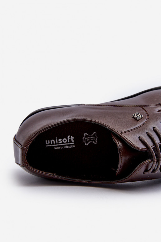 Sapatos de estilo elegante masculinos castanhos Jenavee