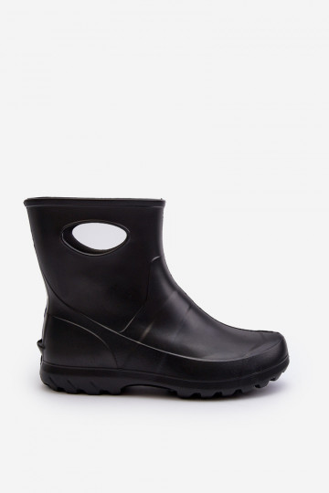 Botas de borracha impermeáveis femininas pretas LEMIGO GARDEN 752 2