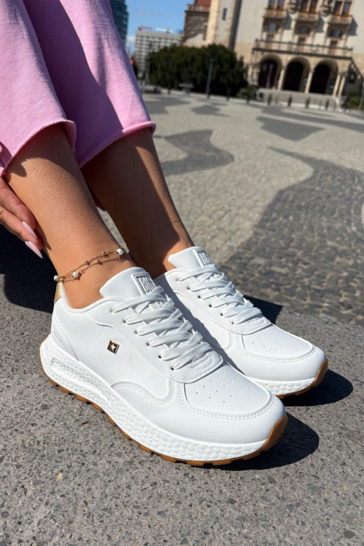  tênis Feminino Big Star RR274629 HI-POLY SYSTEM cor branca