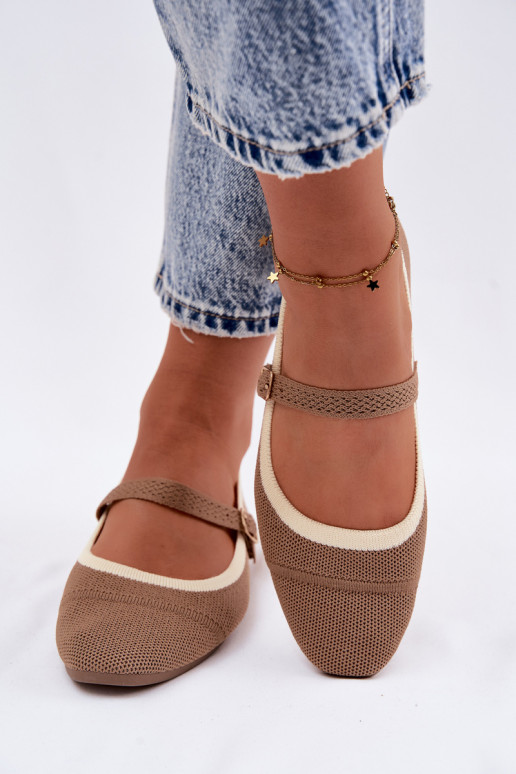 isósceles Bailarinasgradego Tem que serterialu cor marrom Zelisa