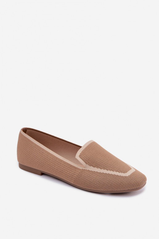 Mocassins de tecido marrons Selisa