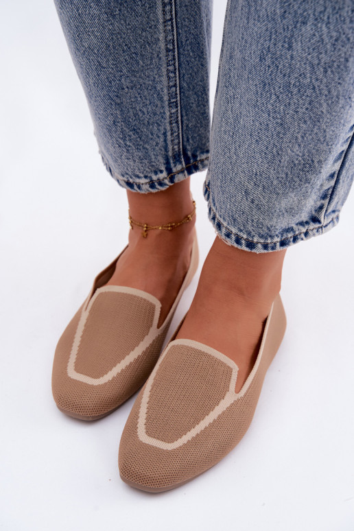 Mocassins de tecido marrons Selisa