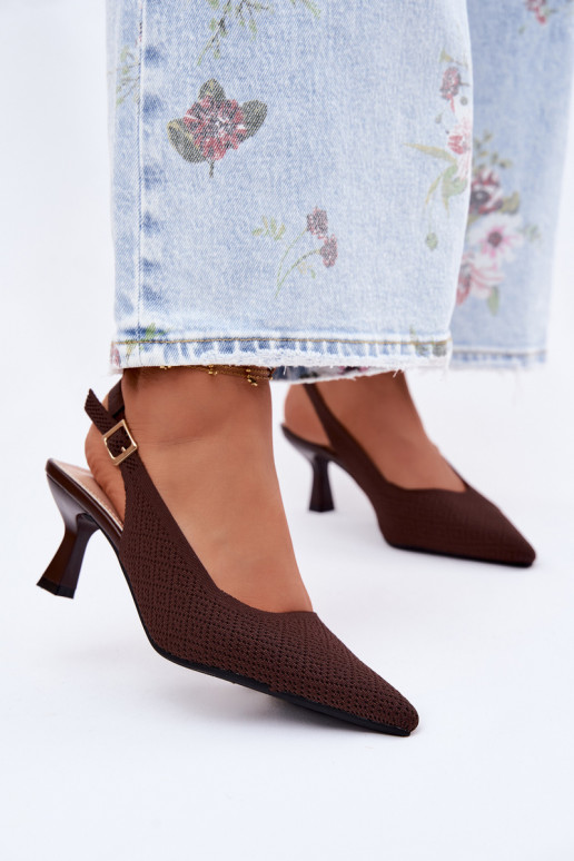  Sandálias de salto alto CzekoladoParae Delessa