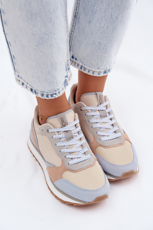 de camurça À modalo de tênis Feminino McArthur MA2512EM cor azul