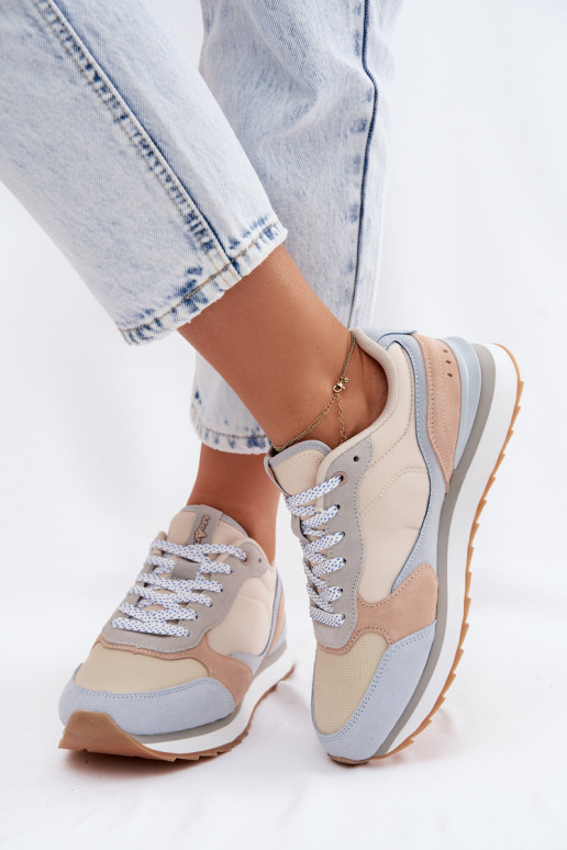 de camurça À modalo de tênis Feminino McArthur MA2512EM cor azul