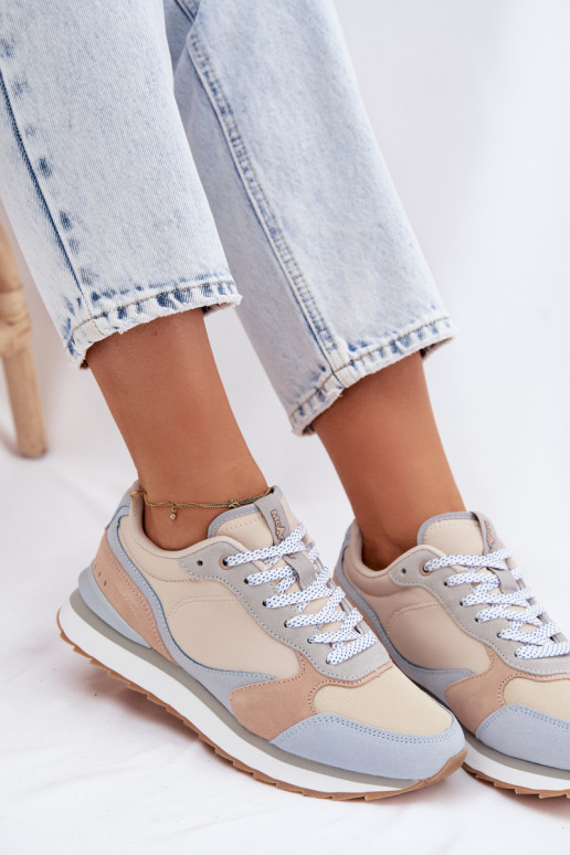 de camurça À modalo de tênis Feminino McArthur MA2512EM cor azul