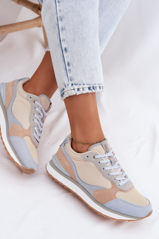 de camurça À modalo de tênis Feminino McArthur MA2512EM cor azul