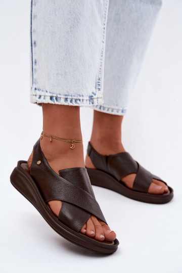 Zazoo 40392 Sandálias femininas Feminino CzekoladoParae