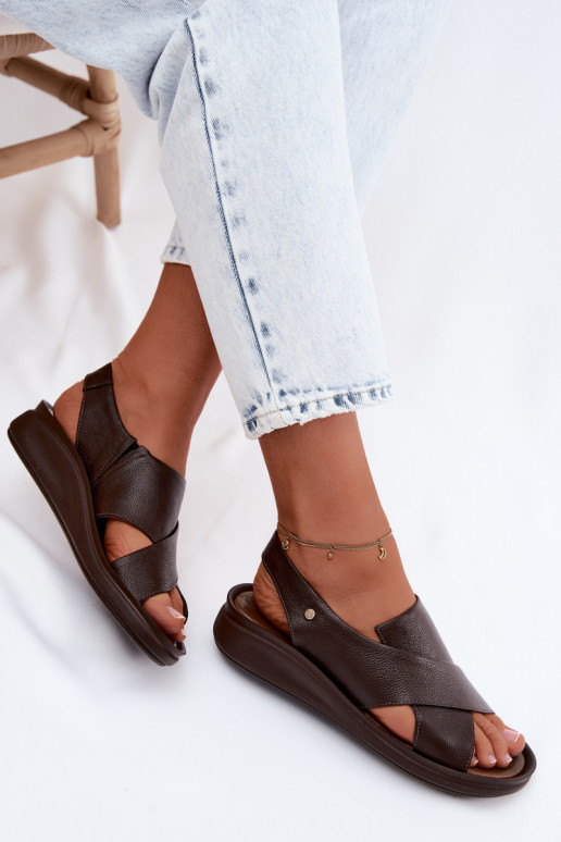 Zazoo 40392 Sandálias femininas Feminino CzekoladoParae