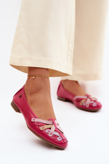 Bailarinas Tem que serciejka P7542-15 cor rosa 2